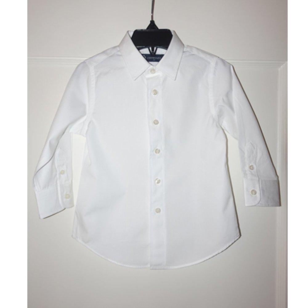 J Crew Boys White Button Down Shirt 2